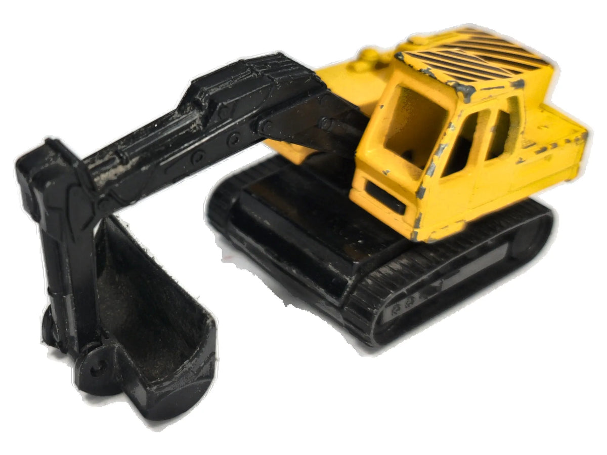 Koparka EXCAVATOR Matchbox 1980 Żółty 1:64 Made in Macau