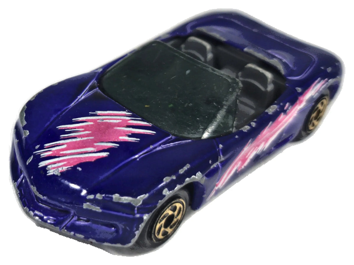 Chevrolet Corvette Sting Ray Matchbox 1994 1:64 Luzak Fioletowy