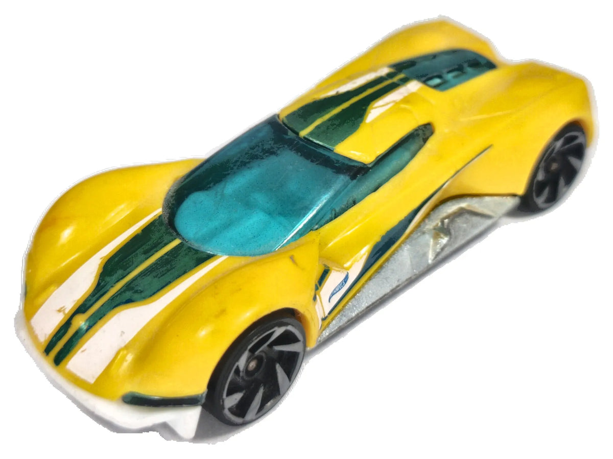 CRESCENDO, Hot Wheels 2016, Die cast DIX04, Żółty, 1:64, Resoraki
