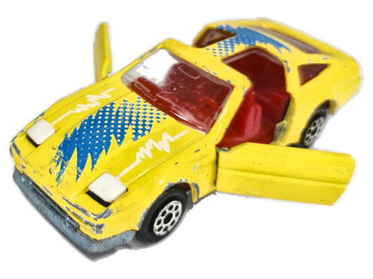Fourgon Vw Majorette '70 1:64 Made in France Furgonetka Luzak Żółty