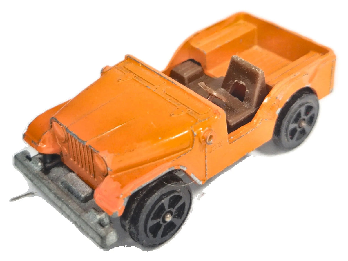 WILLYS JEEP, Corgi Whizzwheels, Made in Gt Britain, 3396/69, Pomarańcz 1:64