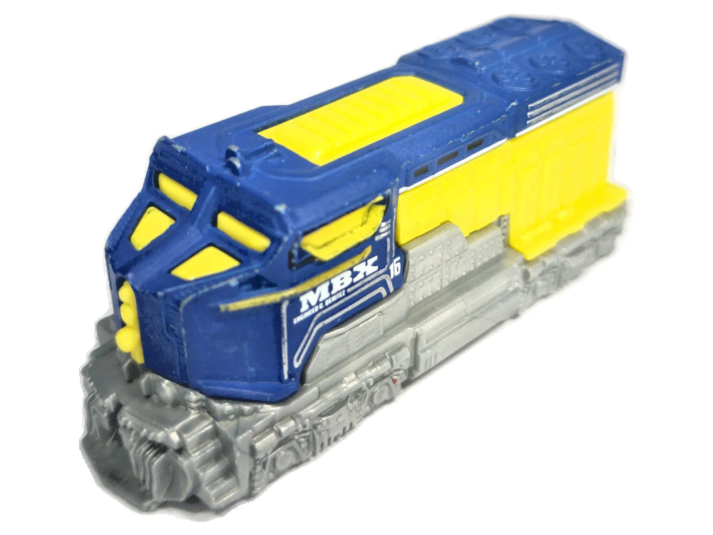 HEAVY FREIGHTER, 16 MBT TRAIN, Matchbox 2015, Die cast MB1002 Niebie. 1:120