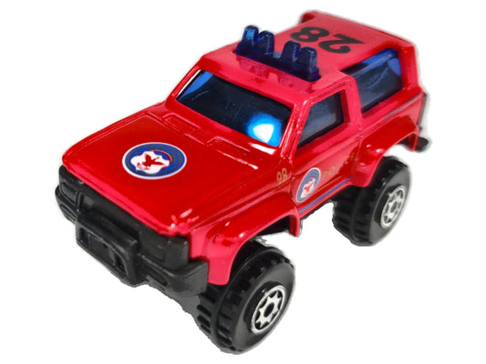 Pickup Terenowy Zylmex 1:64 Pickup 83 Luzak Czerwony Vintage Model