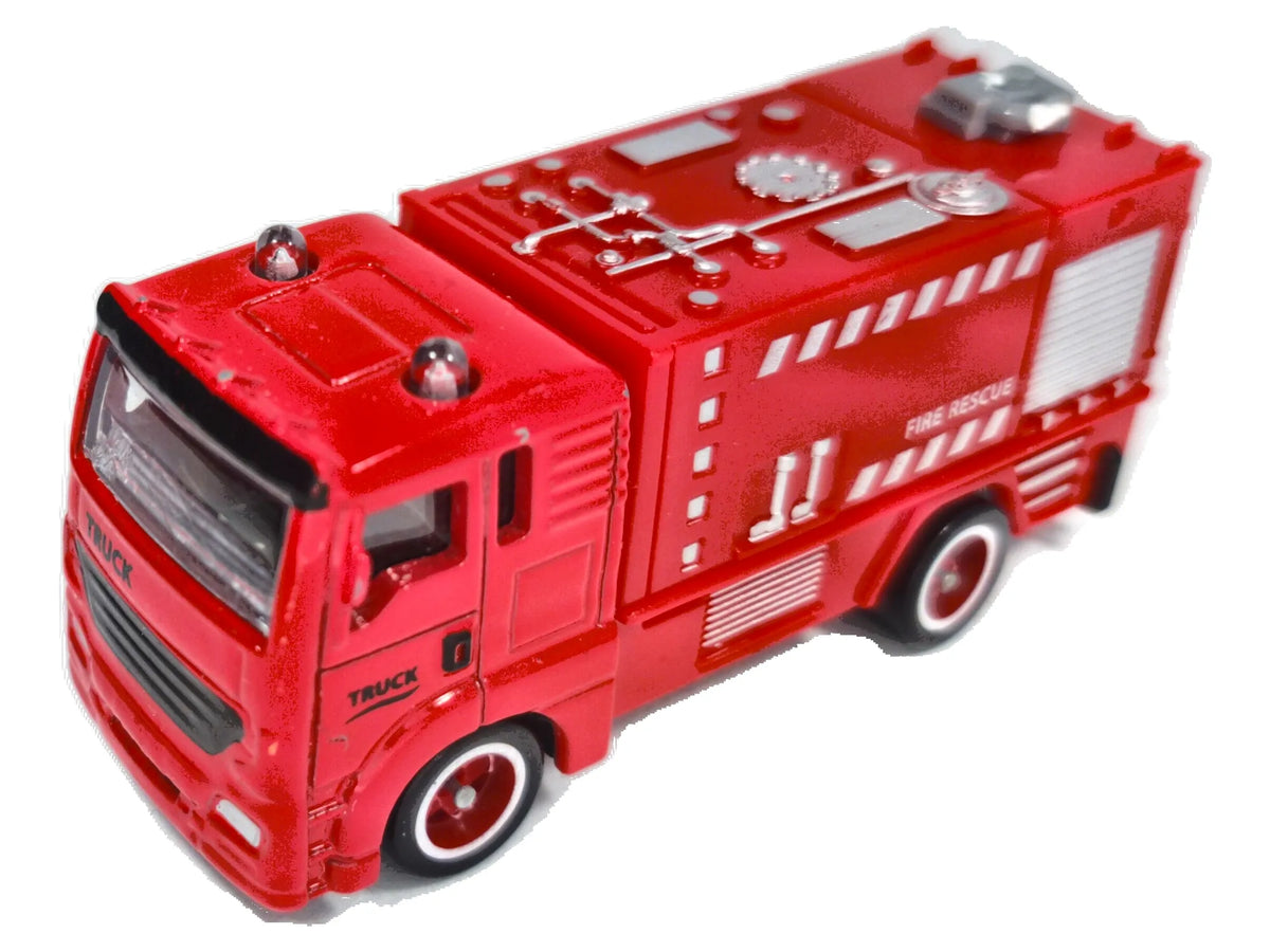 Wóz Strażacki Pumper Na Podwoziu Ciężarowym 1:71 Czerwony Straż pożarna