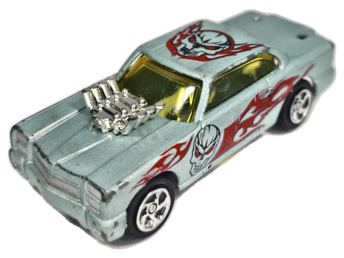 Jak '67 Pontiac GTO MUSCLE CAR, Vintage Die cast, Błękitny, 1:64, Resoraki