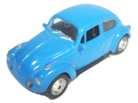VOLKSWAGEN BEETLE (TYPE 1), Welly, Die cast NO 52222, Błękitny, 1:52