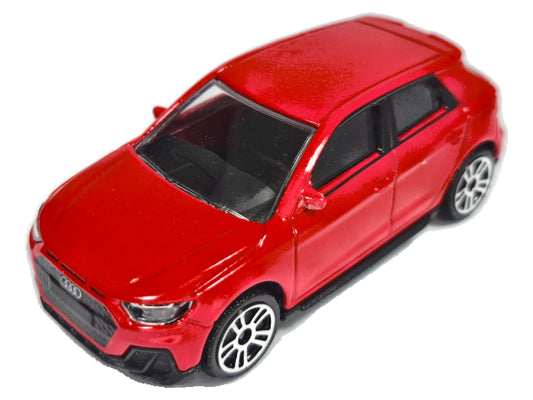 AUDI A1 SPORTBACK, Majorette, Die cast REF:2371, Czerwony, 1:56, Resoraki