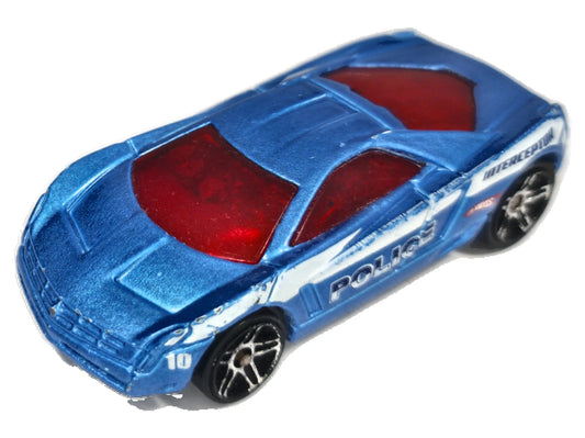 Cadillac Cien Interceptor Police Policja Hot Wheels 2002 Niebieski 1:64