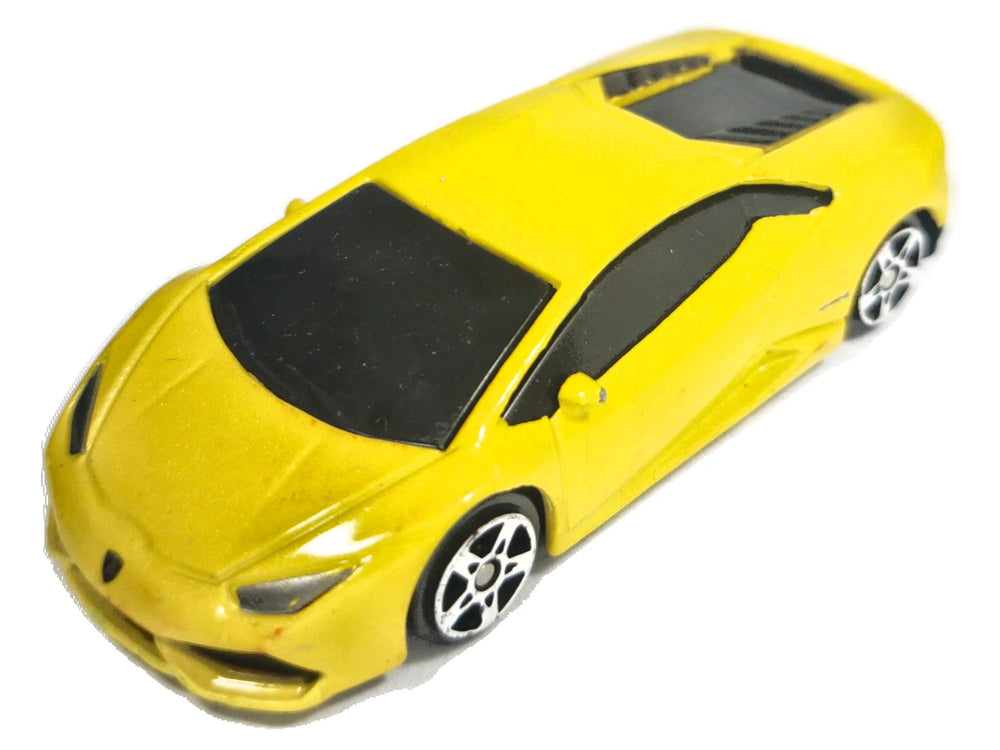 LAMBORGHINI HURACAN LP 610-4, Maisto, Die cast 11943, Żółty, 1:64, Resoraki