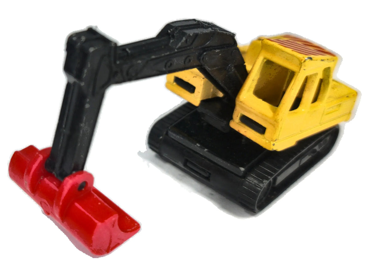 Excavator Matchbox Juniors 1:64 Koparka Gąsienicowa Luzak Żółty