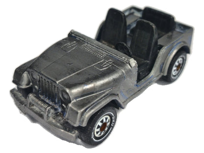 JEEP CJ-5, Siku, Made in W-Germany, Die cast 1053, Grafitowy 1:55, Resoraki