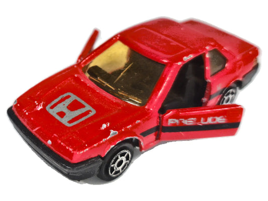 Honda Prelude Majorette 1:58 Made in France Coupe Luzak Czerwony