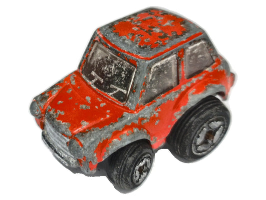 Mini Cooper Polistil 1:51 Made in Italy Luzak Czerwony
