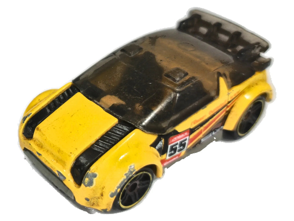 Super Gnat Hot Wheels 2013 1:64 55 Luzak Żółty
