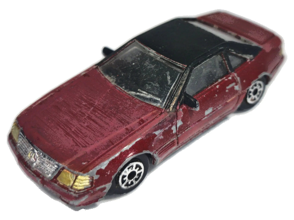 MERCEDES-BENZ 500 SL, Vintage Old Maisto, Die cast, Czerwony 1:60, Resoraki