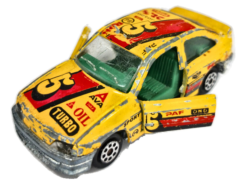 FORD ESCORT Majorette Żółty 1:55 Made in France