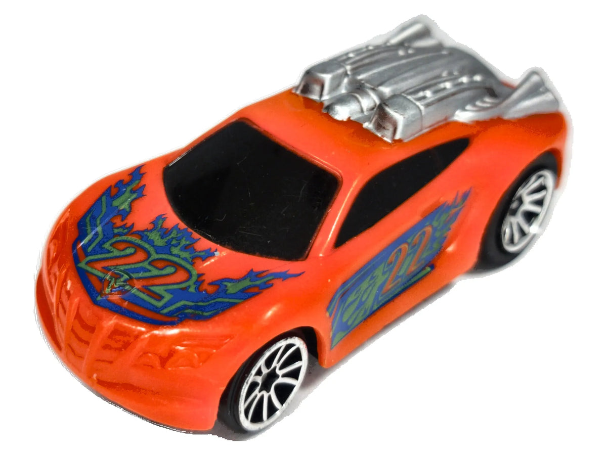 Fantazyjne Sportowe Coupe Metal Machines Motor Max Pomarańczowy 1:64