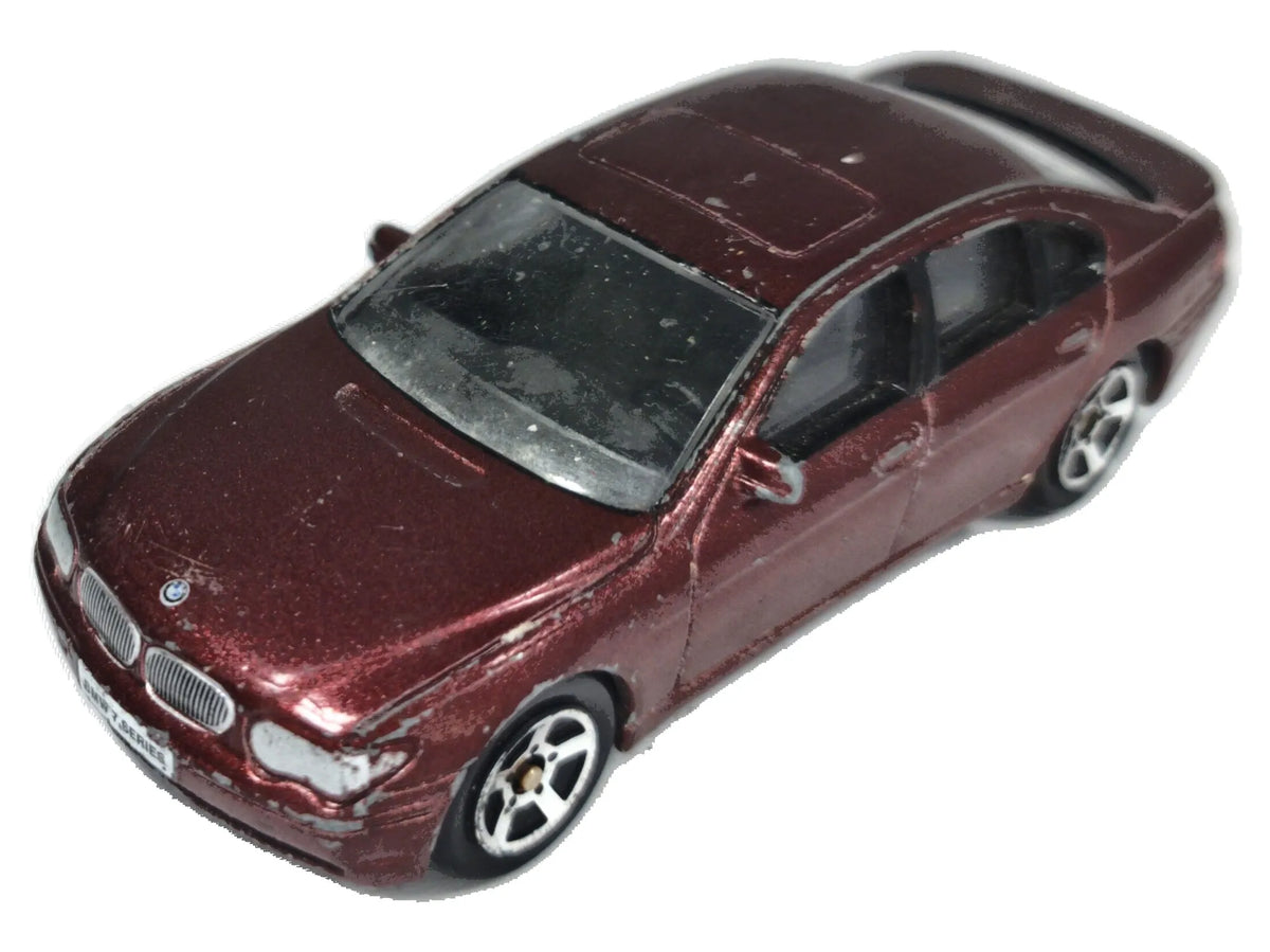 BMW 7 Series Realtoy 1:64 Luzak Bordowy