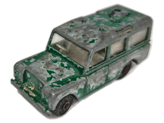 Land Rover Safari Matchbox Dandy 1:64 Made in England Luzak Zielony