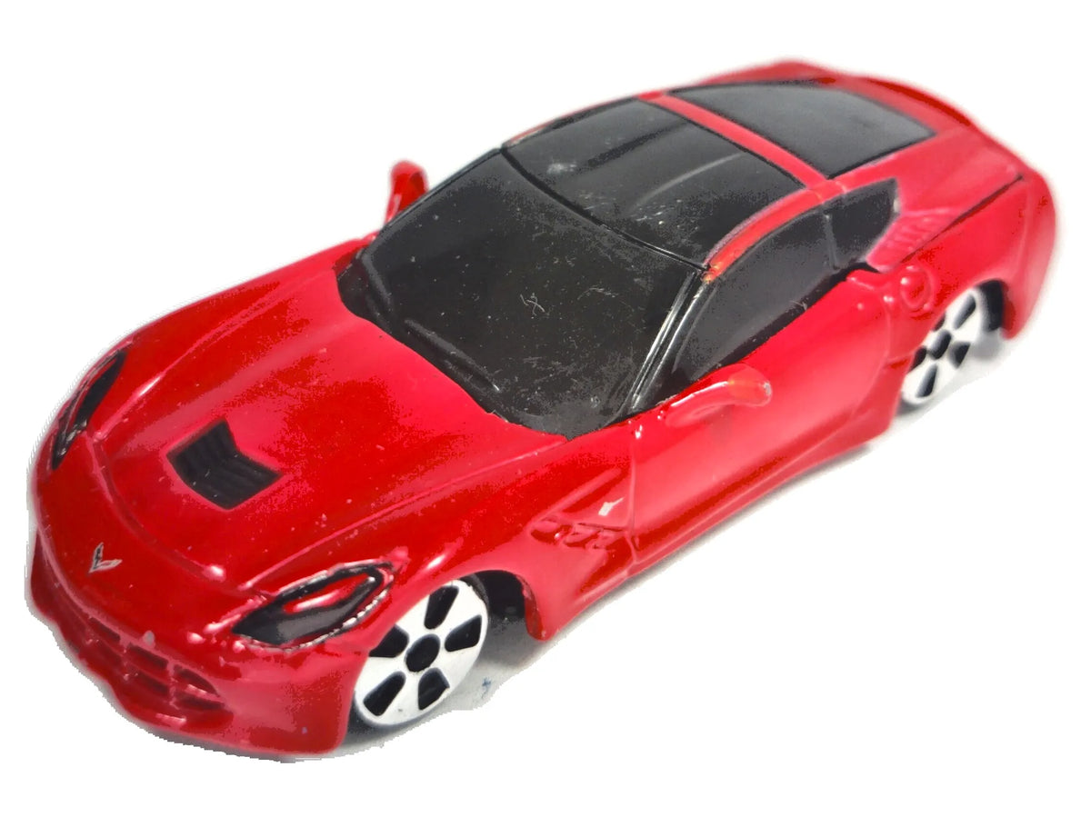 2014 CORVETTE STINGRAY, Maisto, Die cast, Czerwony, 1:64, Resoraki