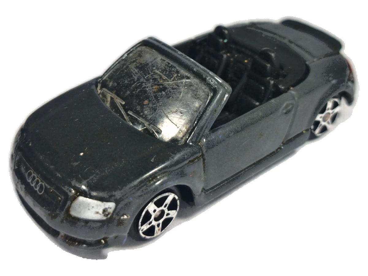 AUDI TT CABRIO, Maisto, Die cast, Czarny, 1:64, Resoraki