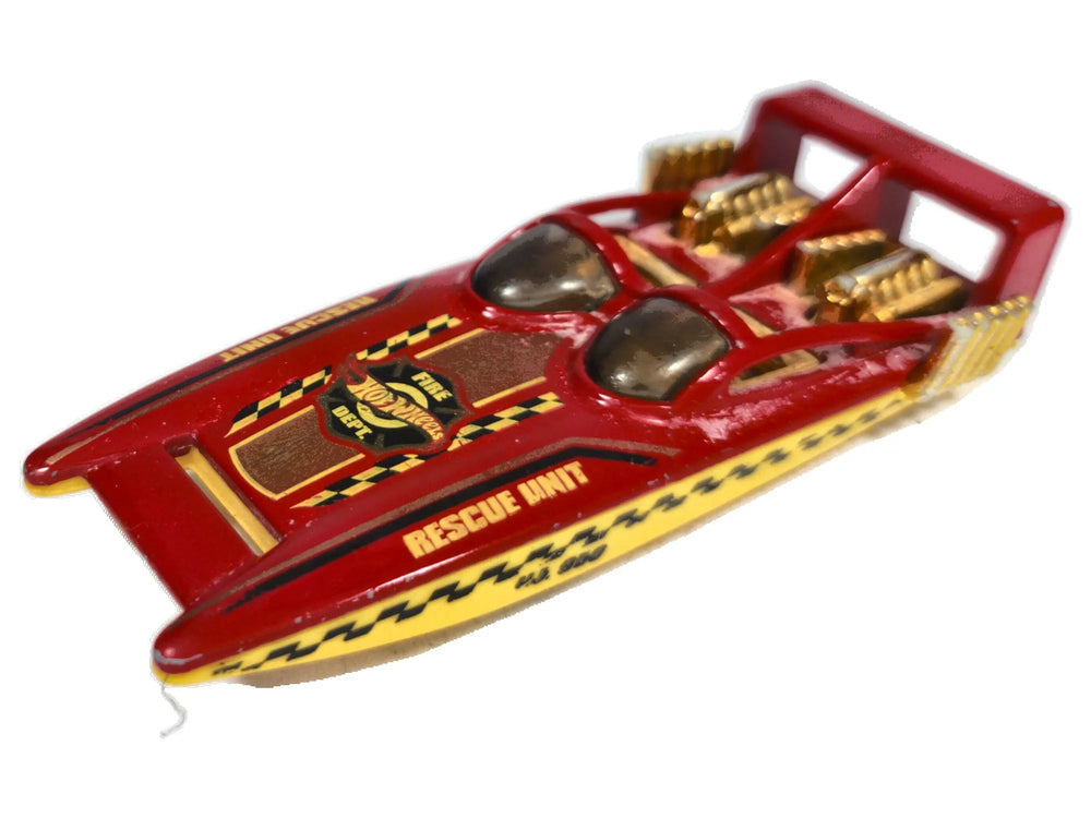 H2Go Hot Wheels 1975 1:64 RESCUE UNIT Luzak Czerwony