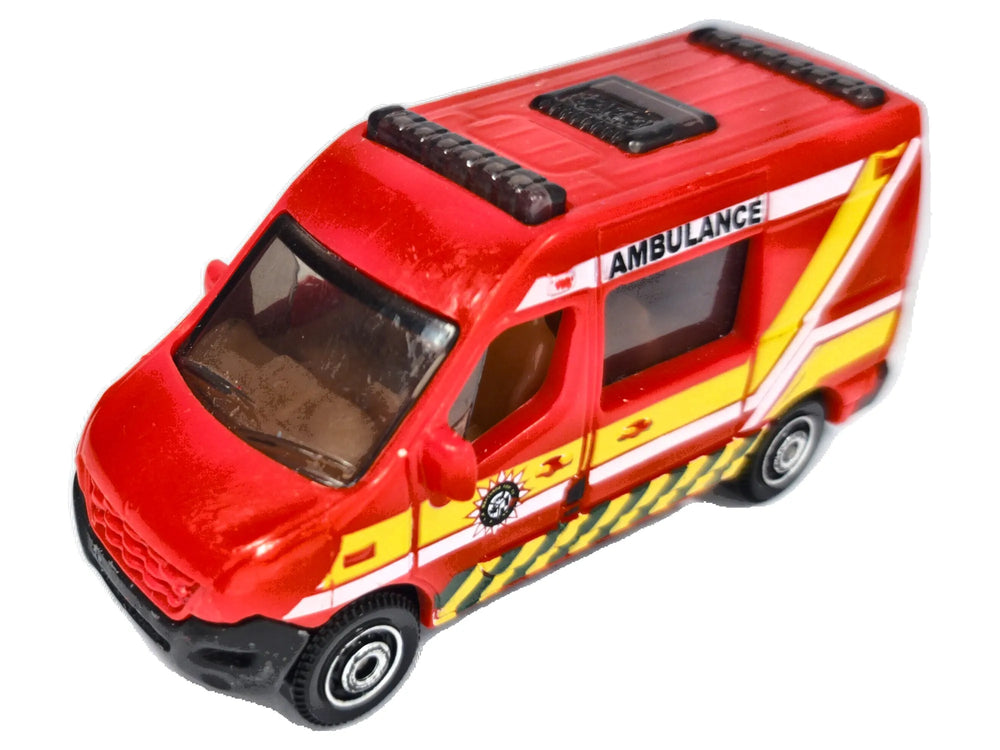 RENAULT MASTER AMBULANCE Matchbox 2011 Czerwony 1:54