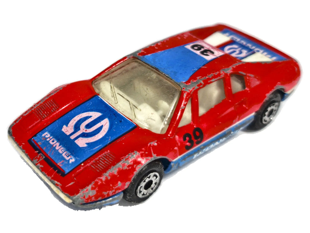 FERRARI 308 GTB Matchbox 1981 Czerwony 1:57 Made in Macau