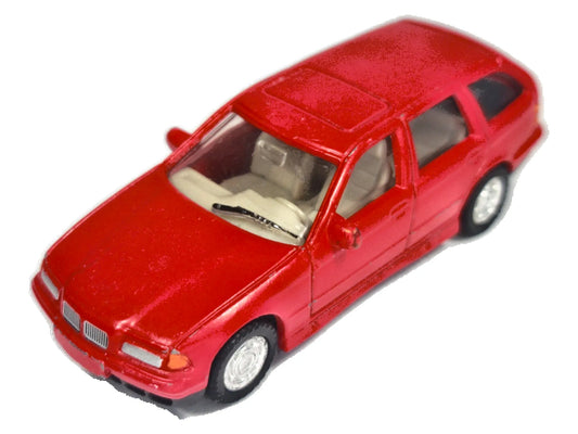 BMW 325I TOURING, Hongwell, Die cast, Czerwony, 1:74, Resoraki