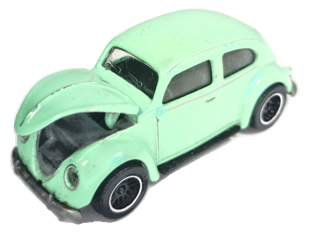 VW BEETLE, Majorette, Die cast 241A, Miętowy, 1:64, Resoraki