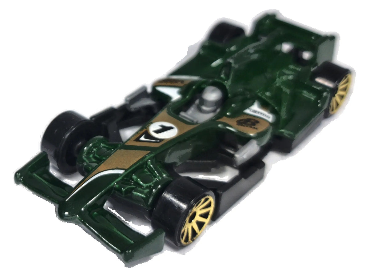F1 Racer Hot Wheels 1:64 Bolid F1 7 Luzak Zielony