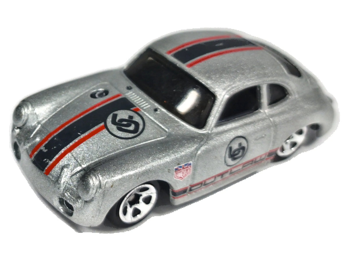 1966 Porsche 356A Outlaw Hot Wheels 2015 HW Showroom 1:64 Luzak Srebrny