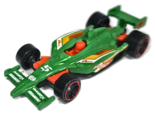 Indy 500 Oval Hot Wheels 2011 HW RACE DAY 1:64 Bolid F1 WIX Luzak Zielony