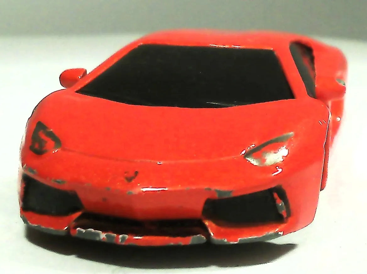 LAMBORGHINI AVENTADOR, Maisto, Resoraki, Die cast, Czerwony 1:64 – zdjęcie 12