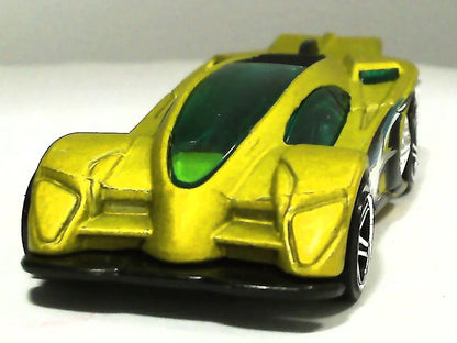 SIDE DRAFT, Hot Wheels 2001, Resoraki, Die cast, Żółty 1:64 – zdjęcie 12