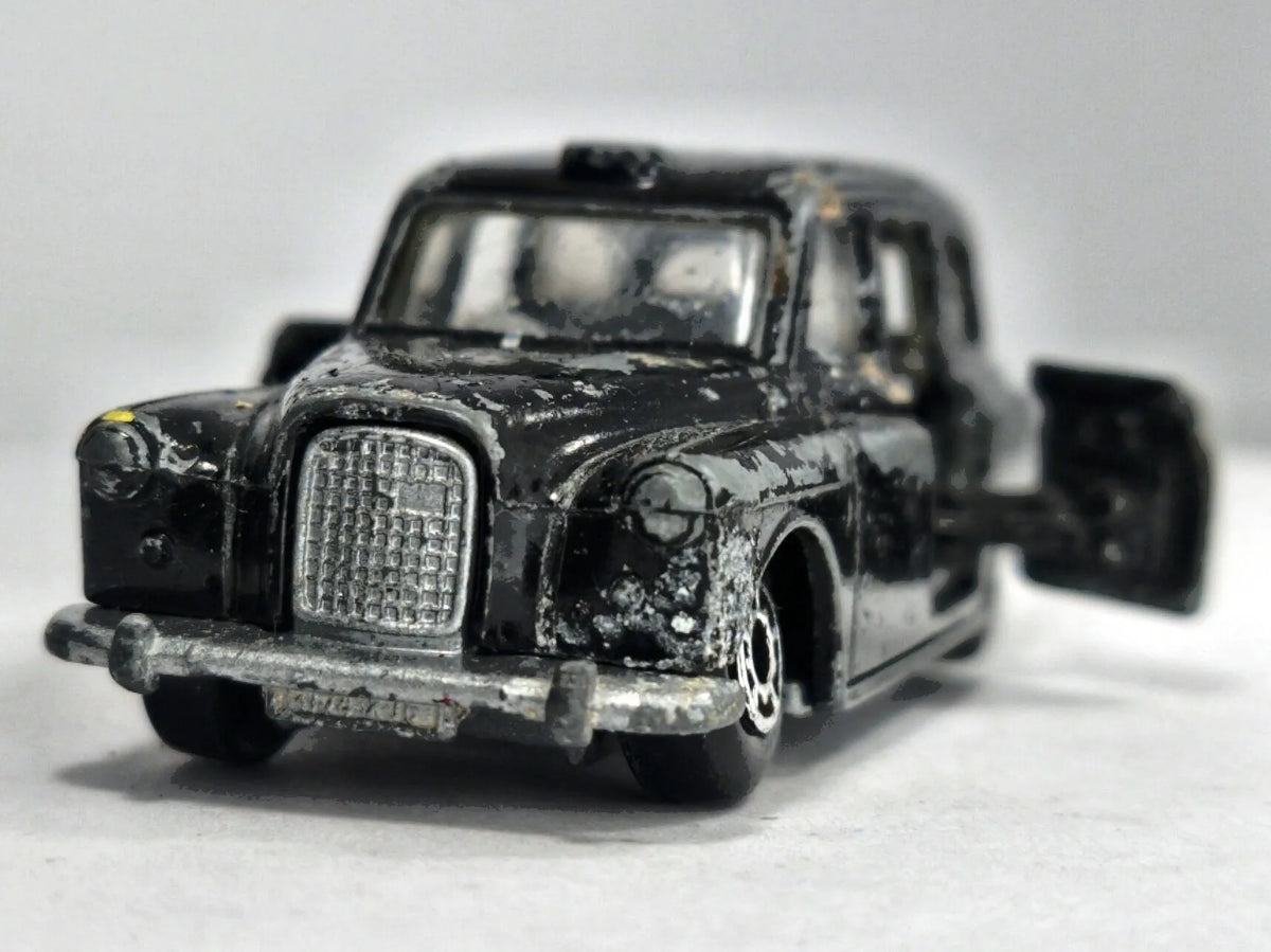 TAXI FX4R Matchbox 1986 Czarny 1:60 2xMetal – zdjęcie 5