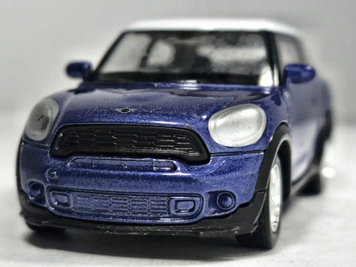 Mini Cooper S Paceman Welly 1:51 Luzak Niebieski – zdjęcie 5