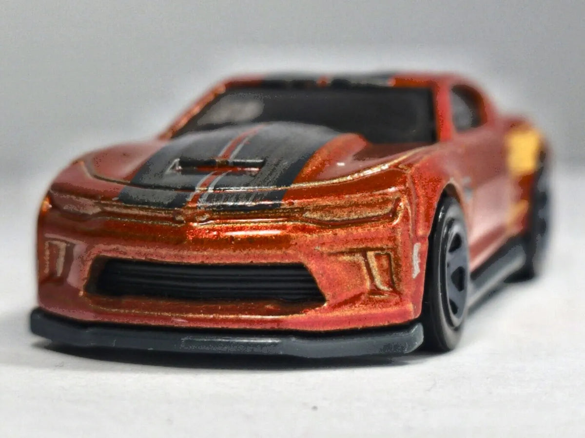 2018 COPO CAMARO, Hot Wheels 2018, Die cast RYB69, Miedziany 1:64, Resoraki – zdjęcie 5