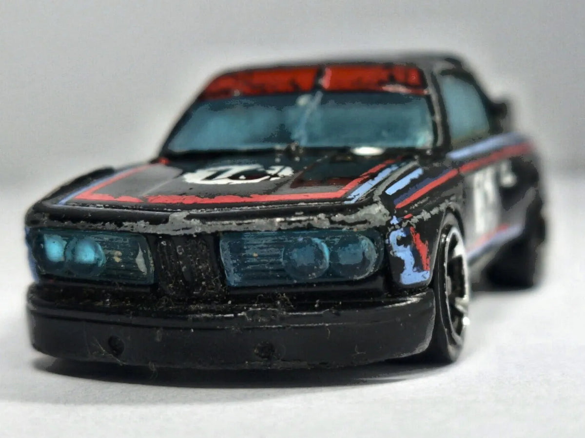 BMW 3.0 CSL Race Car Hot Wheels 2015 HW Speed Graphics 1:64 16 Luzak Czarny – zdjęcie 5