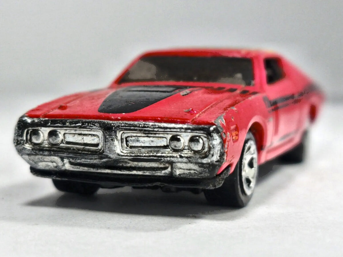 1971 Dodge Charger Hot Wheels 2009 1:64 Luzak Różowy Muscle Car – zdjęcie 5