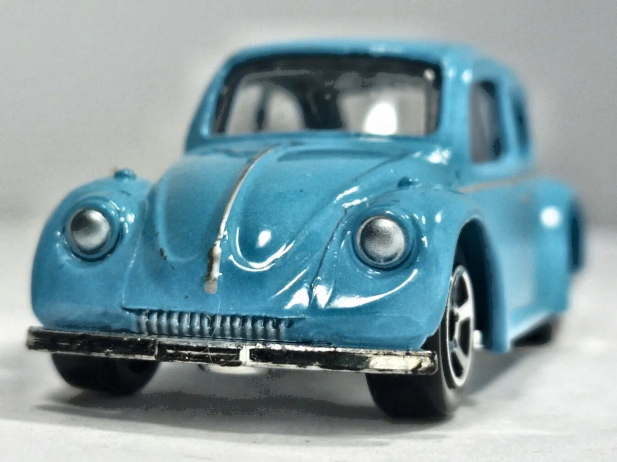 VW Classic Beetle mk1 Realtoy '90 Jasnoniebieski 1:55 – zdjęcie 5