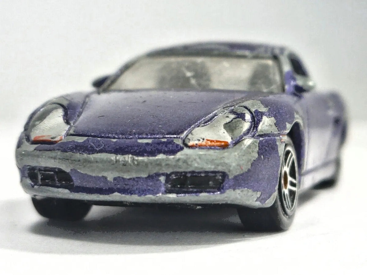 PORSCHE 986 BOXSTER, Realtoy, Die cast, Fioletowy, 1:58, Resoraki – zdjęcie 5