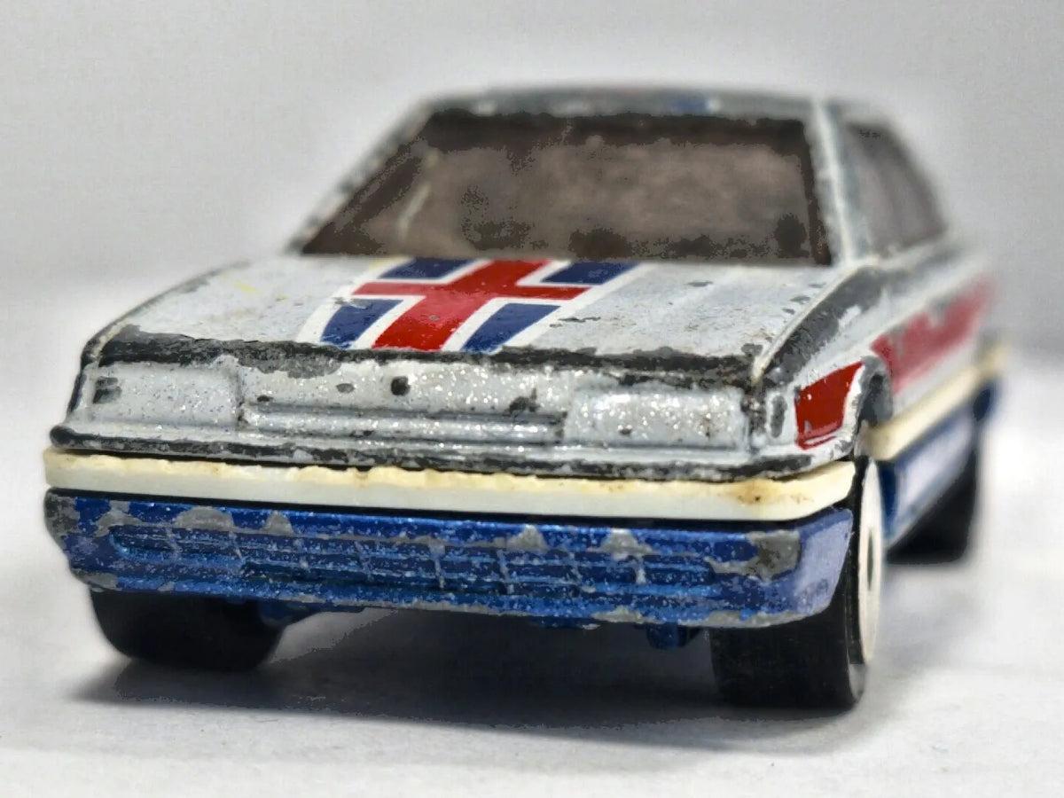 Rover Sterling Matchbox 1987 Lasers 1:60 Luzak Srebrny – zdjęcie 5