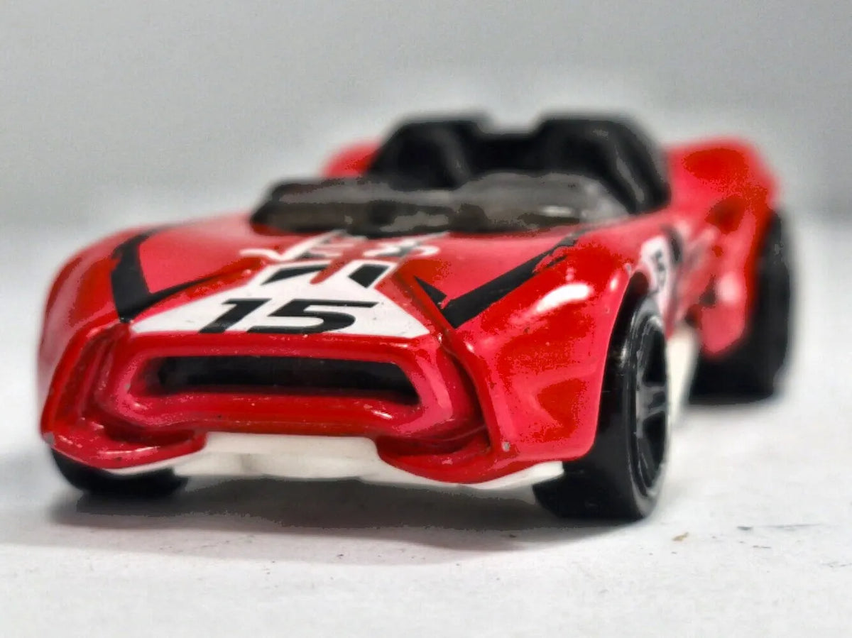 Carbonic Hot Wheels 2014 1:64 15 Luzak Czerwony – zdjęcie 5