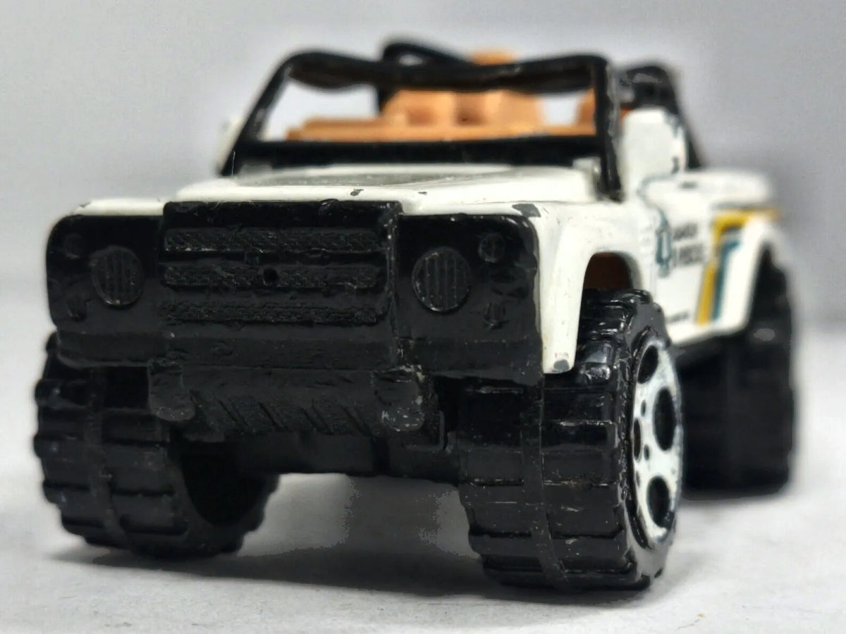 Jeep Wrangler Matchbox 1998 1:55 MCH RESCUE Luzak Biały – zdjęcie 5