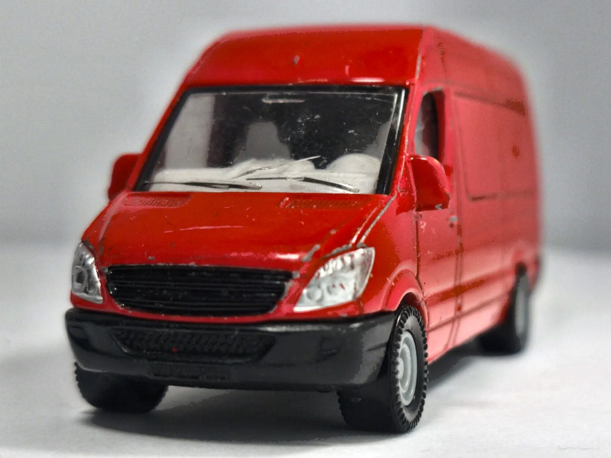 Mercedes-Benz Sprinter, Siku, Made in Germany, Die cast, Czerwony, 1:55 – zdjęcie 5