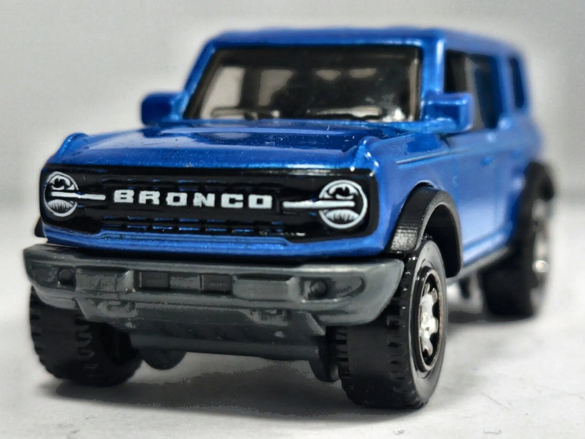 Ford Bronco Matchbox 2021 Mainline 1:64 Luzak Niebieski – zdjęcie 5