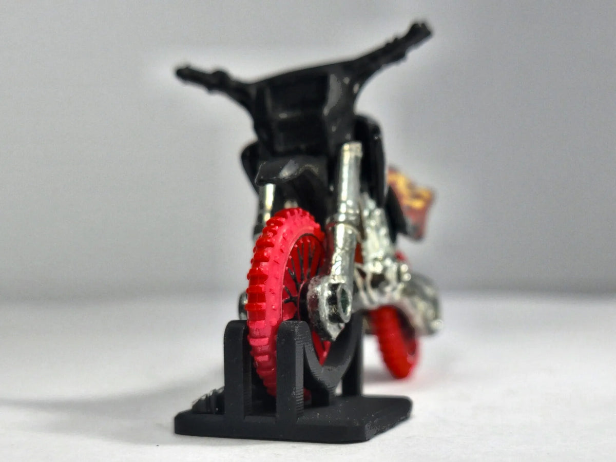 MOTOCYKL HW450F, Hot Wheels 2013, Die cast, Czarny, 1:64, Resoraki – zdjęcie 5