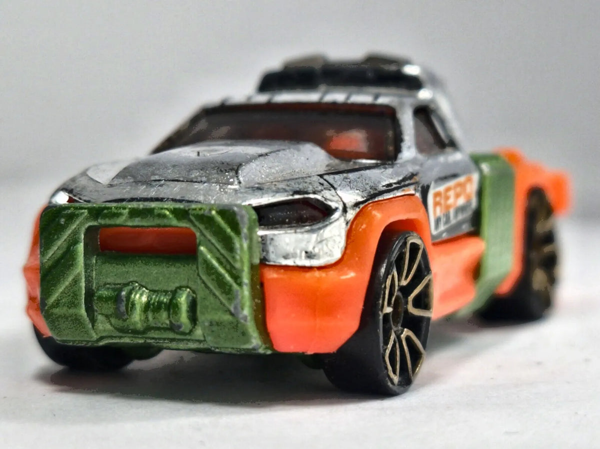 Rapid Duty Hot Wheels 2013 1:64 Pickup Luzak Pomarańczowy – zdjęcie 5