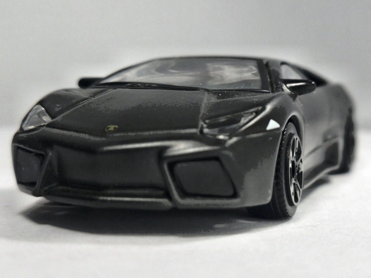 LAMBORGHINI REVENTÓN, Bburago, Die cast, Czarny, 1:43, Resoraki – zdjęcie 5